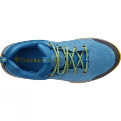 Zapatos Columbia Fire Venture Waterproof Suede Mujer - Azules / Amarillo - Chile GWY874239